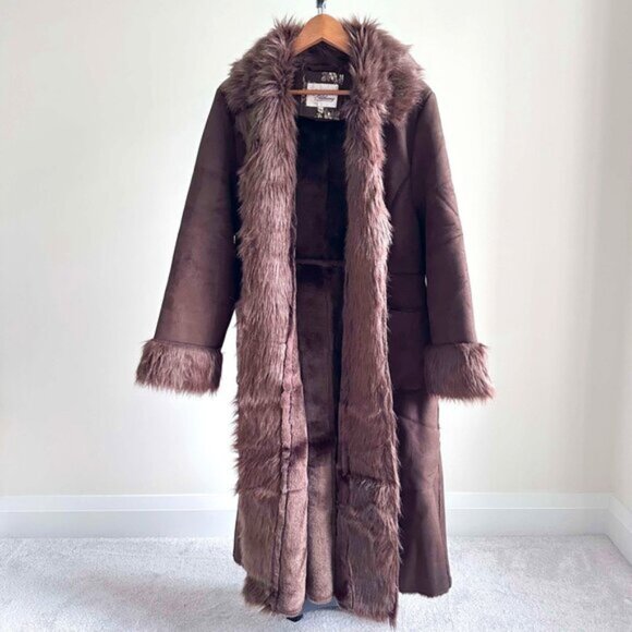 NWOT Lady Hathaway Women’s Faux Suede Coat, Size L